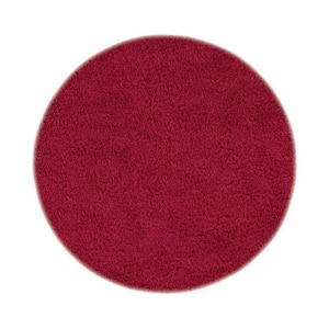 Ultimate Shag Red 8 ft. Round Area Rug