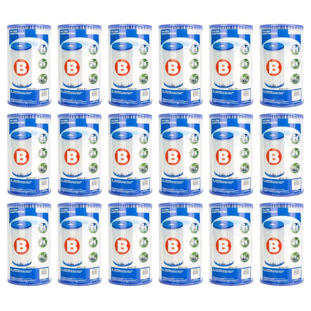 Intex 5.7 in. Swimming Pool Easy Set Type B Replacement Filter Pump Cartridge (36-Pack)