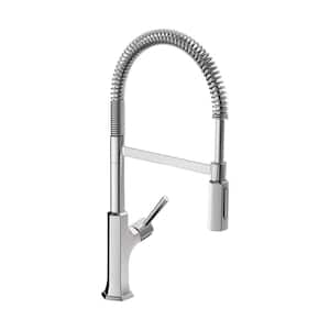 Locarno Single-Handle Kitchen Faucet with QuickClean in Chrome