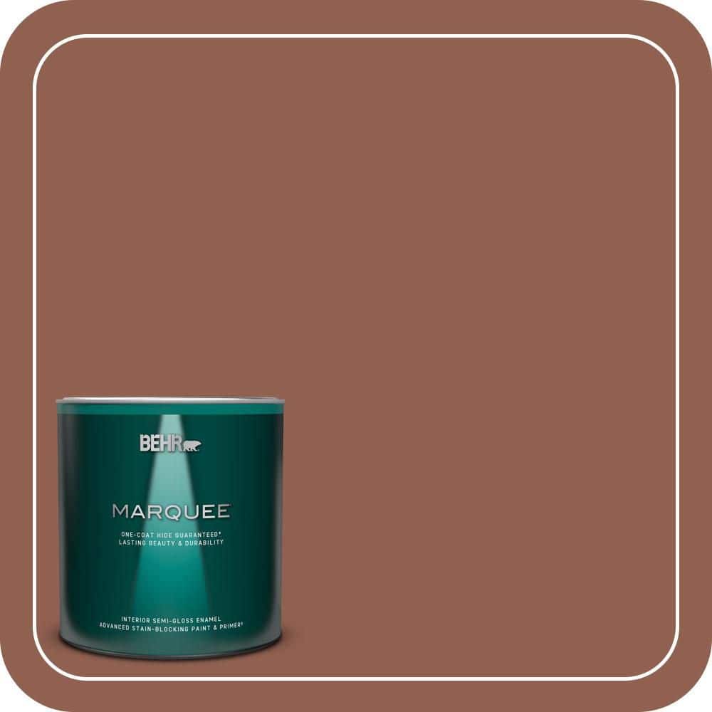 1 qt. #210F-7 Brown Thrush Semi-Gloss Enamel Interior Paint & Primer price history on PriceWatchPro