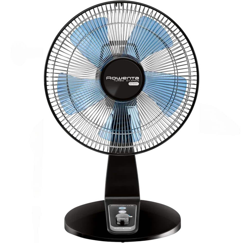 18 Inch 4 Speeds Turbo Silence Table Oscillating and Portable Fan, Black