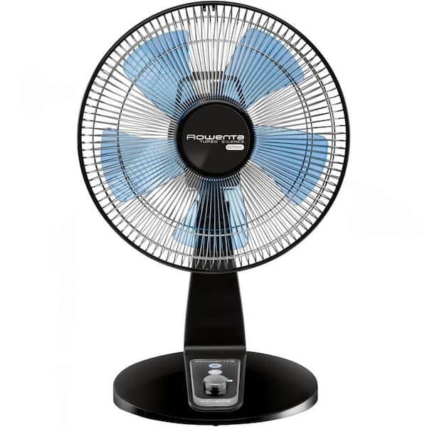Adrinfly 18 Inch 4 Speeds Turbo Silence Table Oscillating and Portable Fan, Black