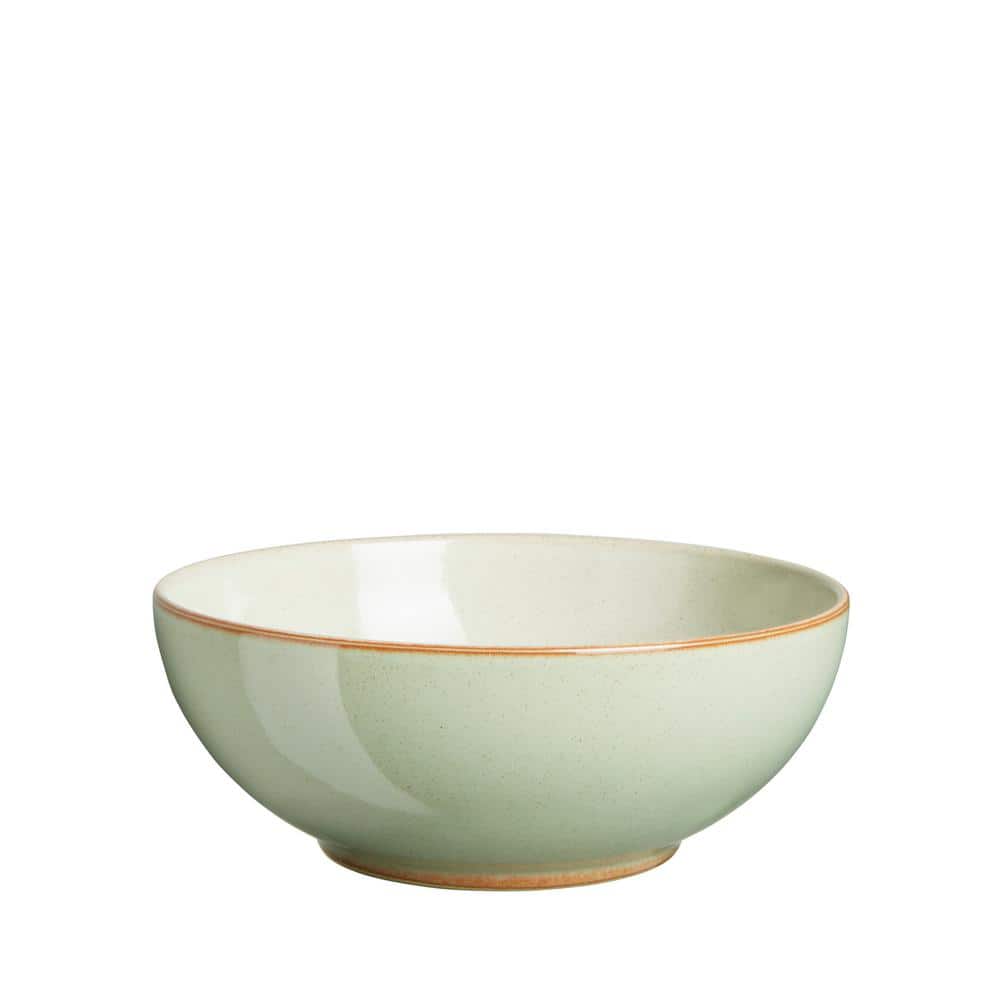 Cereal Bowl Handmade Ceramic Cereal Bowl Contemporary Ceramics Green Bowl.