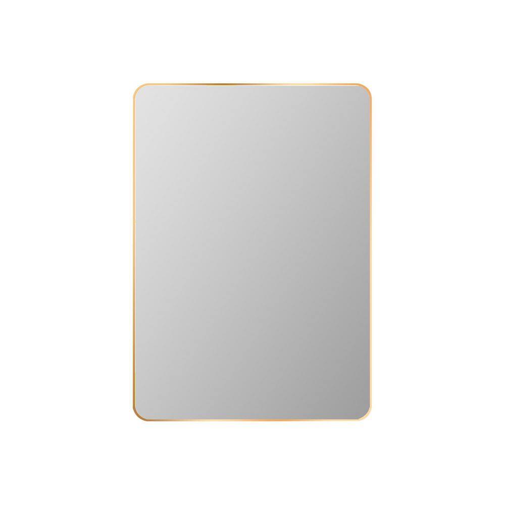 20 in. W x 28 in. H Rectangular Aluminum Alloy Framed Rectangular Wall Mirr