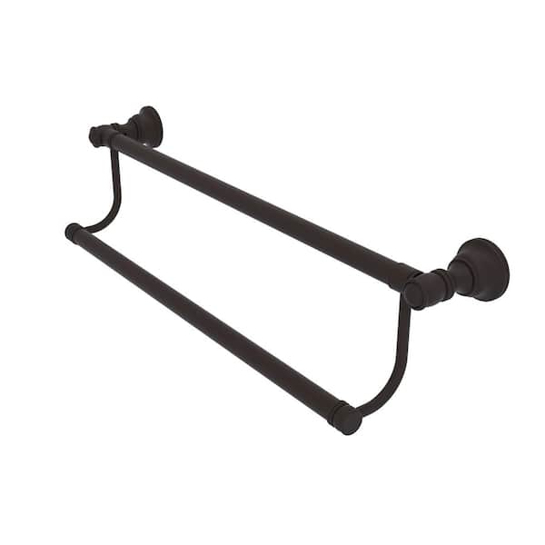 Allied Brass Carolina Collection 30 in. Double Towel Bar in Oil Rubbed Bronze