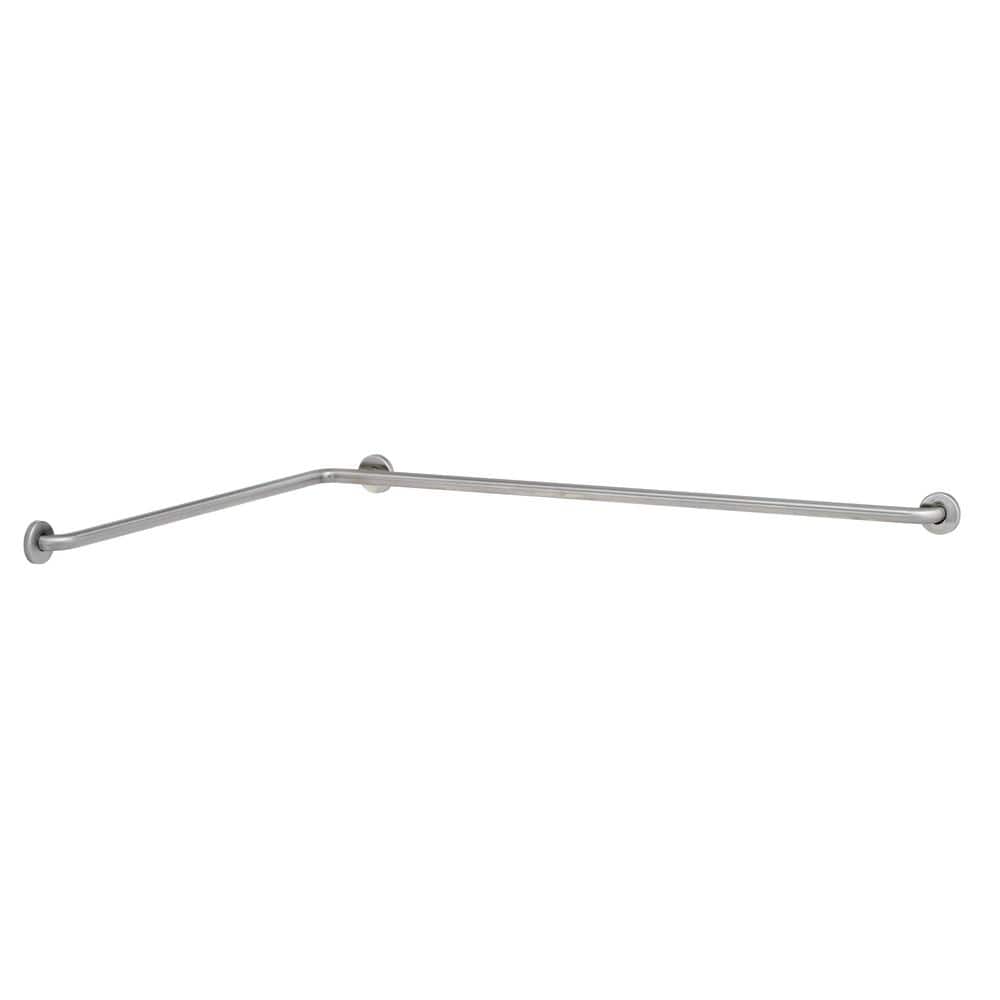 Bobrick 2Wall Toilet Compartment Grab Bar Peened B6897.99 The Home