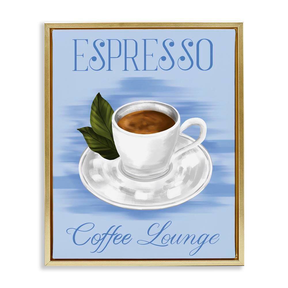 Espresso Coffee Lounge by Hey Bre Creative Studio Gold Floater Frame Food Graphic Art Print 21 in. x 17 in. price history on PriceWatchPro
