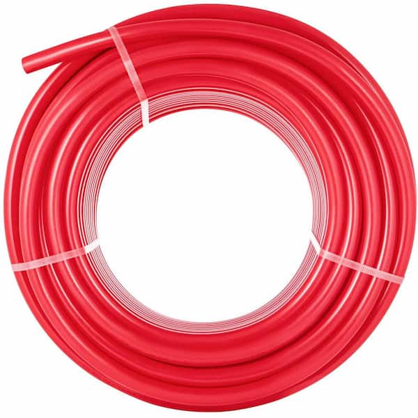Oxygen-Barrier PEX Pipe Tubing 5/8 in. x 500 ft. for Residential Commercial Radiant Floor Heating Pex Pipe,Red