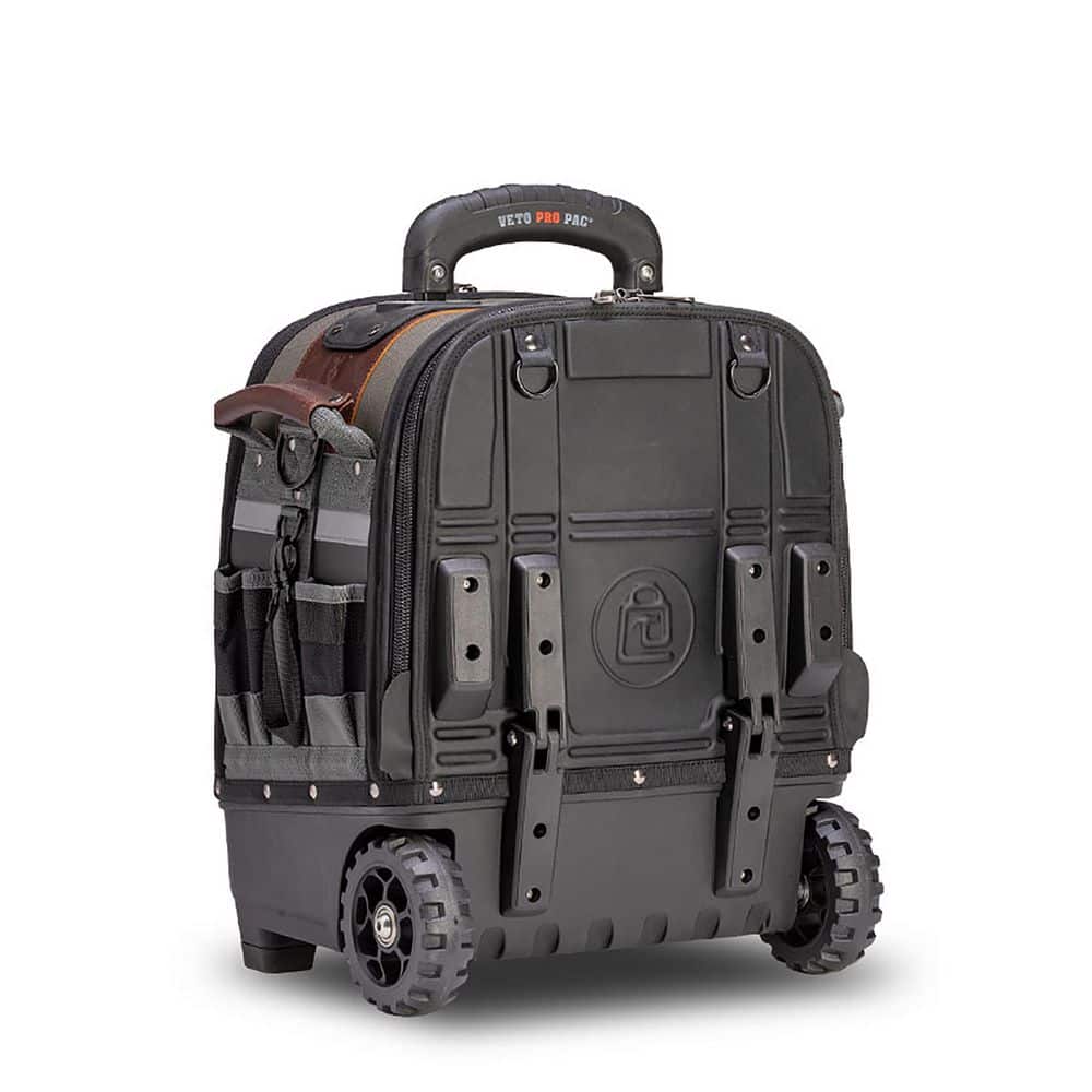 Tech-LC Wheeler Black and Gray Nylon Rolling Tool Bag