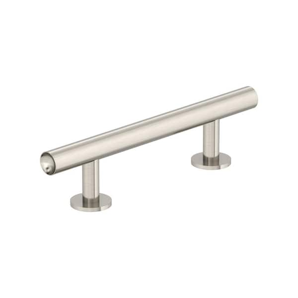 Amerock Radius 3 in. (76 mm) Center-to-Center Satin Nickel Cabinet Bar Pull (1-Pack )