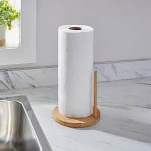 Bamboo Paper Towel Holder