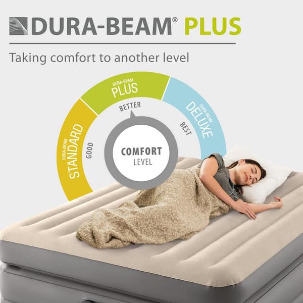 Intex Dura Beam Plus Fiber Tech 20 in. Elevated Queen Air Mattress