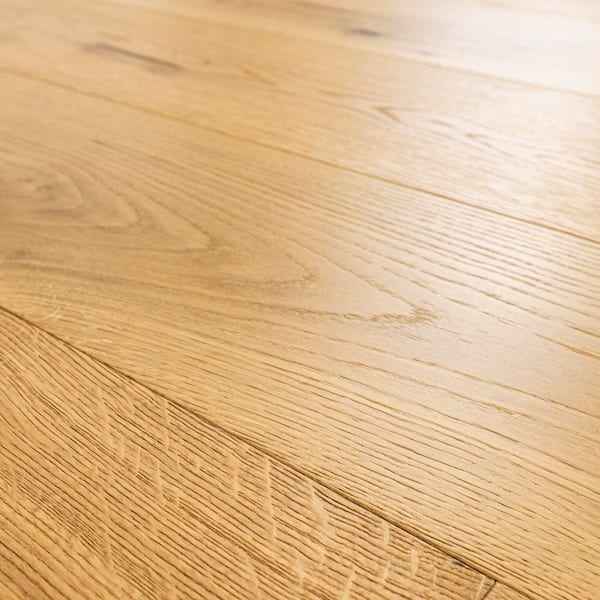 XXL Grant Manor White Oak 5/8 in. T x 9.45 in. W Tongue and Groove Engineered Hardwood Flooring (34.10 sq.ft./case)