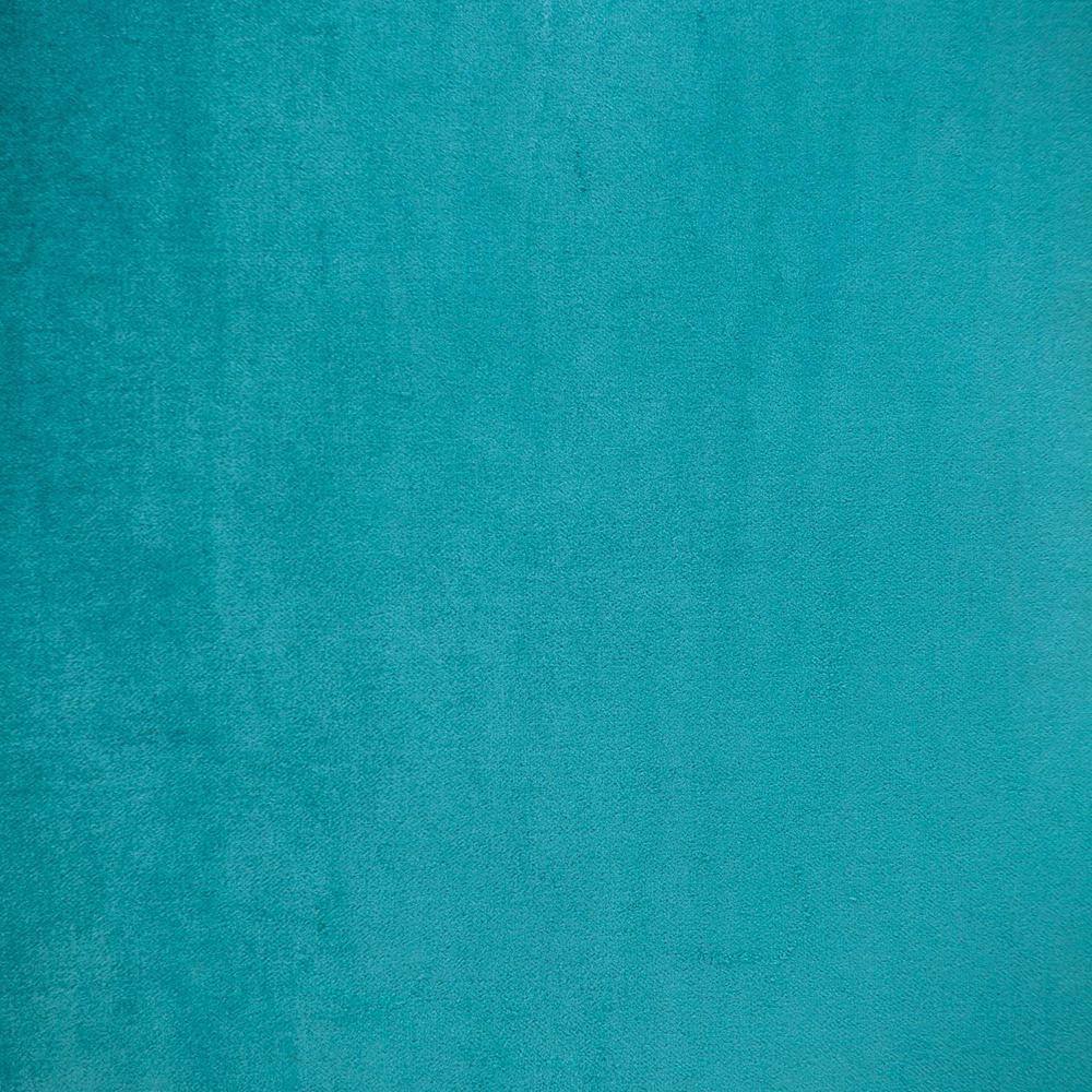 Maia Aqua Tufted Velvet 20" Square Throw Pillow