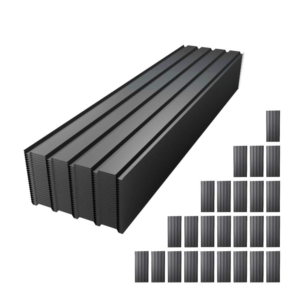 25 PCS Length 72.8IN Gray Metal Galvanized Roof Panels price history on PriceWatchPro