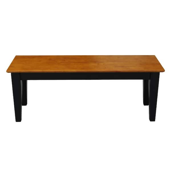 International Concepts Black and Cherry Bench