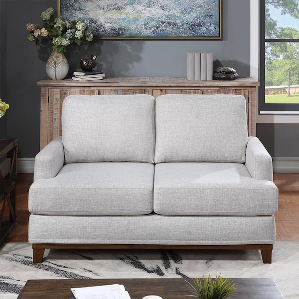 Neiman Marcus Keystone Grey Two-Cushion Sofa, 61% Off