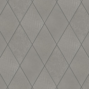 Rhombus Dark Grey 5-1/2 in. x 9-1/2 in. Porcelain Floor and Wall Tile (11.4 sq. ft./Case)