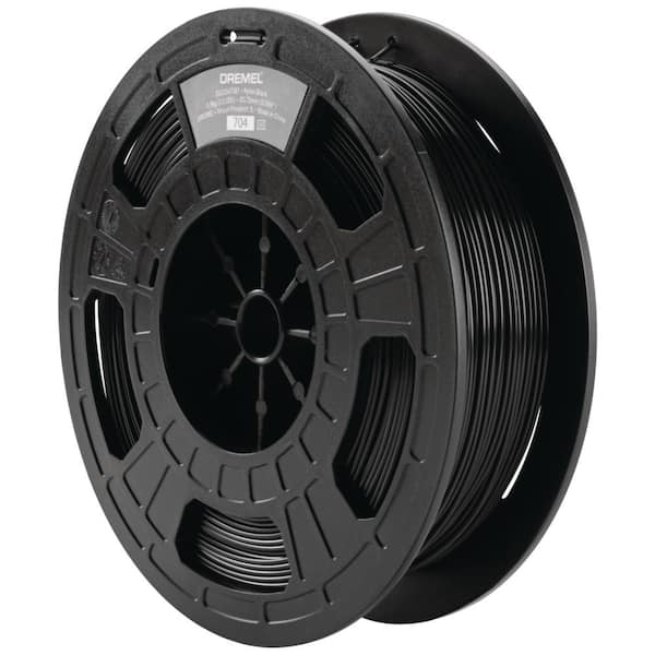 Dremel 1.75 mm Dia 0.5 kg Spool Weight Nylon 3D Printer Filament in Black