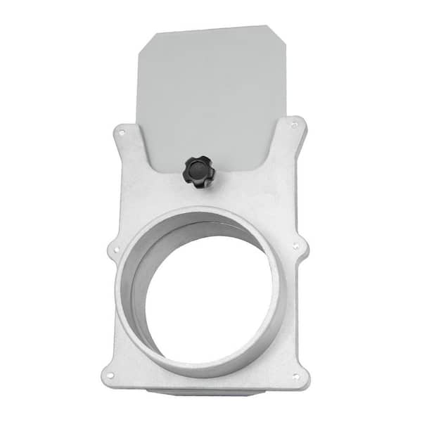 ‎POWERTEC 4 in. Aluminum Blast Gate for Vacuum/Dust Collector, Dust Collection Systems