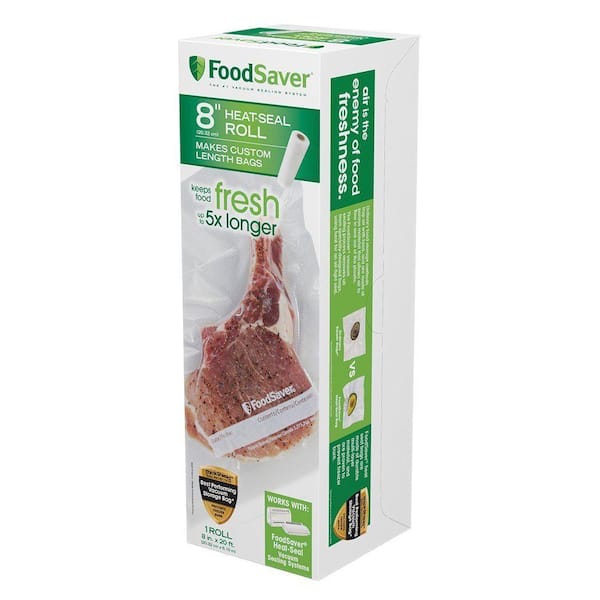 FoodSaver Style Food Bags CA Vacuum Sealer Bags 6Pack 8"x20',11"x20' Rolls 