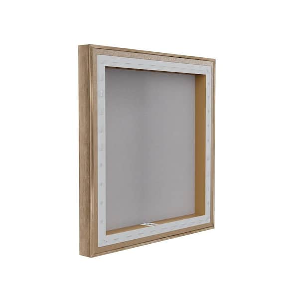 Stupell Industries Love You So Much Pink by SD Graphics Studio Brown Floater Frame Typography Graphic Art Print 18 in. x 18 in.