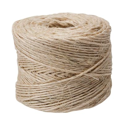 Everbilt #42 x 2250 ft. Twisted Sisal Rope Twine, Natural 73250 - The Home  Depot