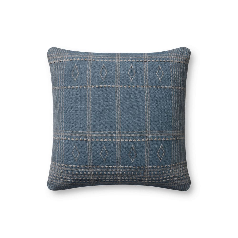 Angela Rose Lina Blue / Slate Indoor Throw Pillow price history on PriceWatchPro