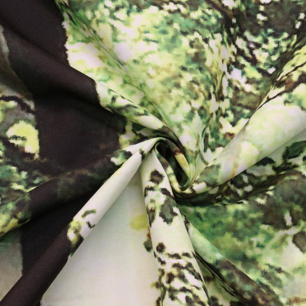 Forest Scene Light Filtering Polyester Curtain Panels