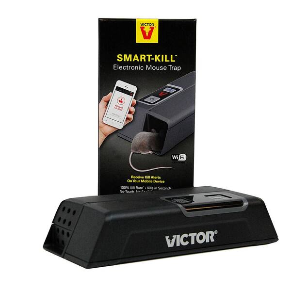 Victor M1 Smart-Kill Black Wi-Fi Enabled Electronic Mouse Trap 