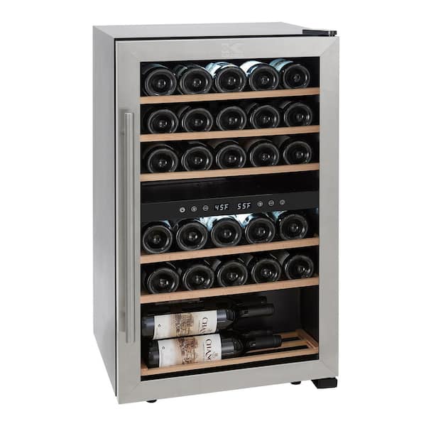 Kalorik 29 Bottle Wine Cooler Wcl 44446 Ss The Home Depot