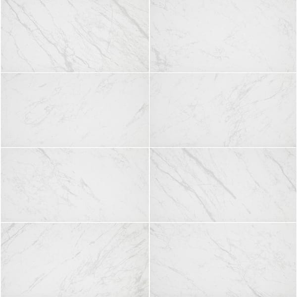 Florida Tile Home Collection Brilliance White Matte 12 in. x 24 in.  Porcelain Floor and Wall Tile Sample (1.9 sq. ft./Piece) CHDEBRL10SAM - The  Home Depot
