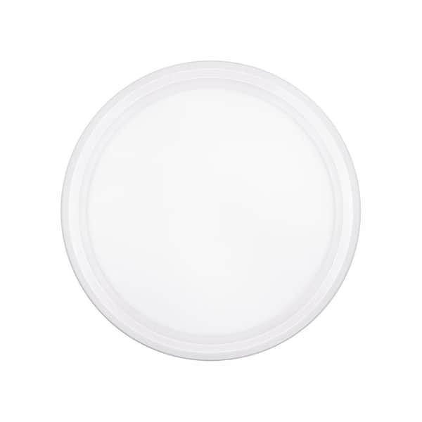 Euri Lighting 11.5-Watt White Integrated LED Ceiling Flush Mount