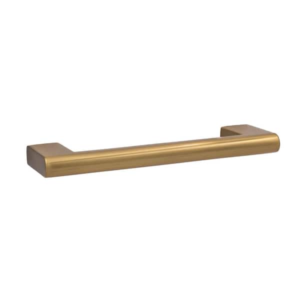 Vail 3-3/4 in. (96 mm) Center-to-Center Modern Satin Brass Bar Drawer Pull