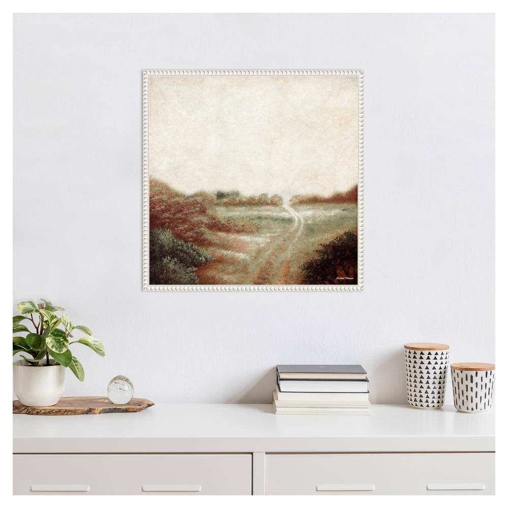 Ethereal Field Beaded Framed Canvas Wall Art 22 x 22-in