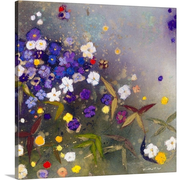 GreatBigCanvas 36 in. x 36 in. "Gardens in the Mist IX" by Aleah Koury Canvas Wall Art