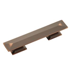 Bungalow Pull 3 in. and 3-3/4 in. (96 mm) Oil-Rubbed Bronze Highlighted (10-Pack)