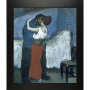 Embrace by Pablo Picasso New Age Wood Framed People Oil Painting Art Print 24.75 in. x 28.75 in.