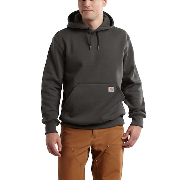 Carhartt Men's Tall Large Peat Cotton/Polyester Rain Defender Paxton Hooded Heavyweight Sweatshirt