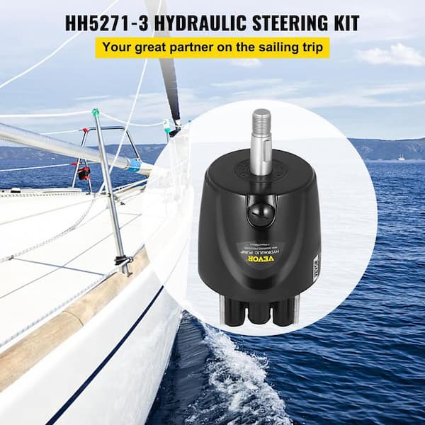 VEVOR Helm Outboard Hydraulic Steering Pump 300 HP Hydraulic