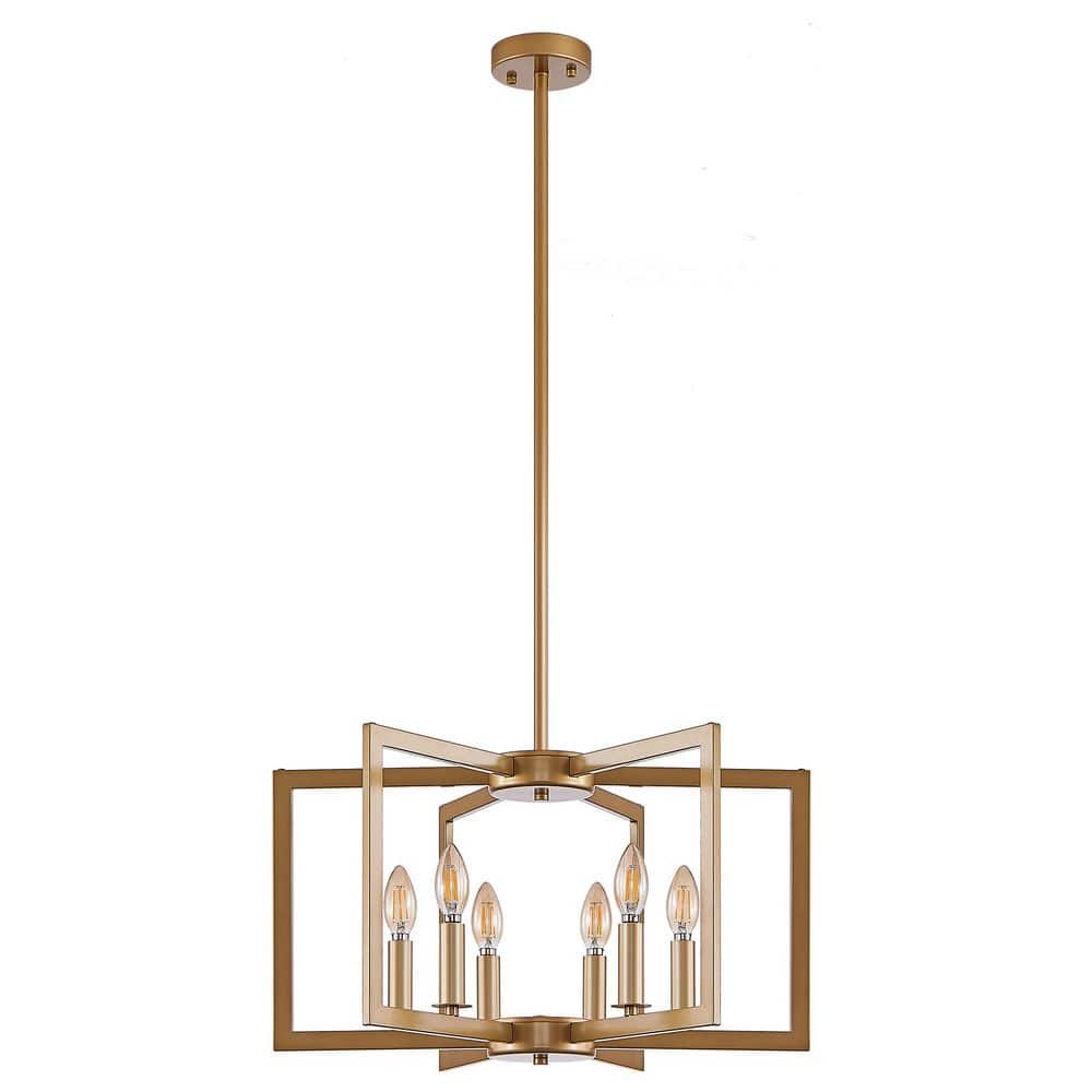 60-Watt 6 Gold Pendent Lamp, No Bulbs Included price history on PriceWatchPro