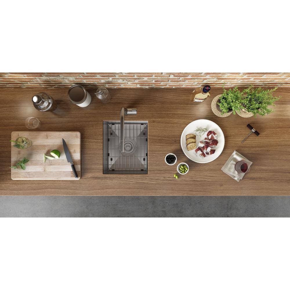 Ruvati 14-inch Stainless Steel Undermount Bar Prep Sink