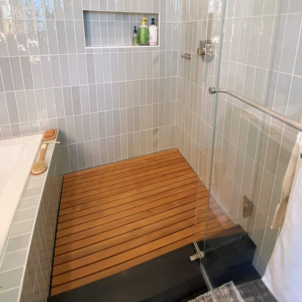 ARB 36" x 36" Natural Teak Shower Mat