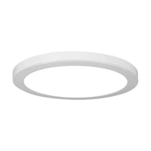 DSE(V3) 15 in. White Round Selectable CCT LED Flush Mount Ceiling Light