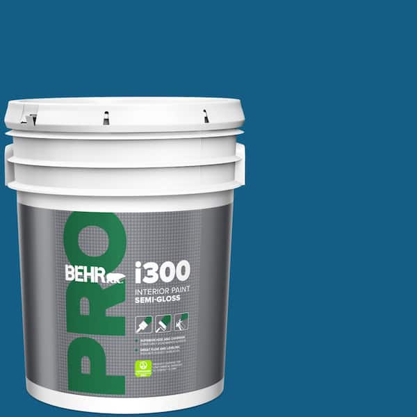 BEHR PRO 5 gal. #S-H-550 Sapphire Sparkle Semi-Gloss Interior Paint