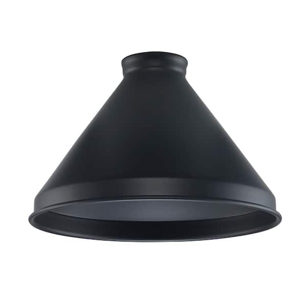 PRIVATE BRAND UNBRANDED 5.9 in. Fitter Small Matte Black Metal