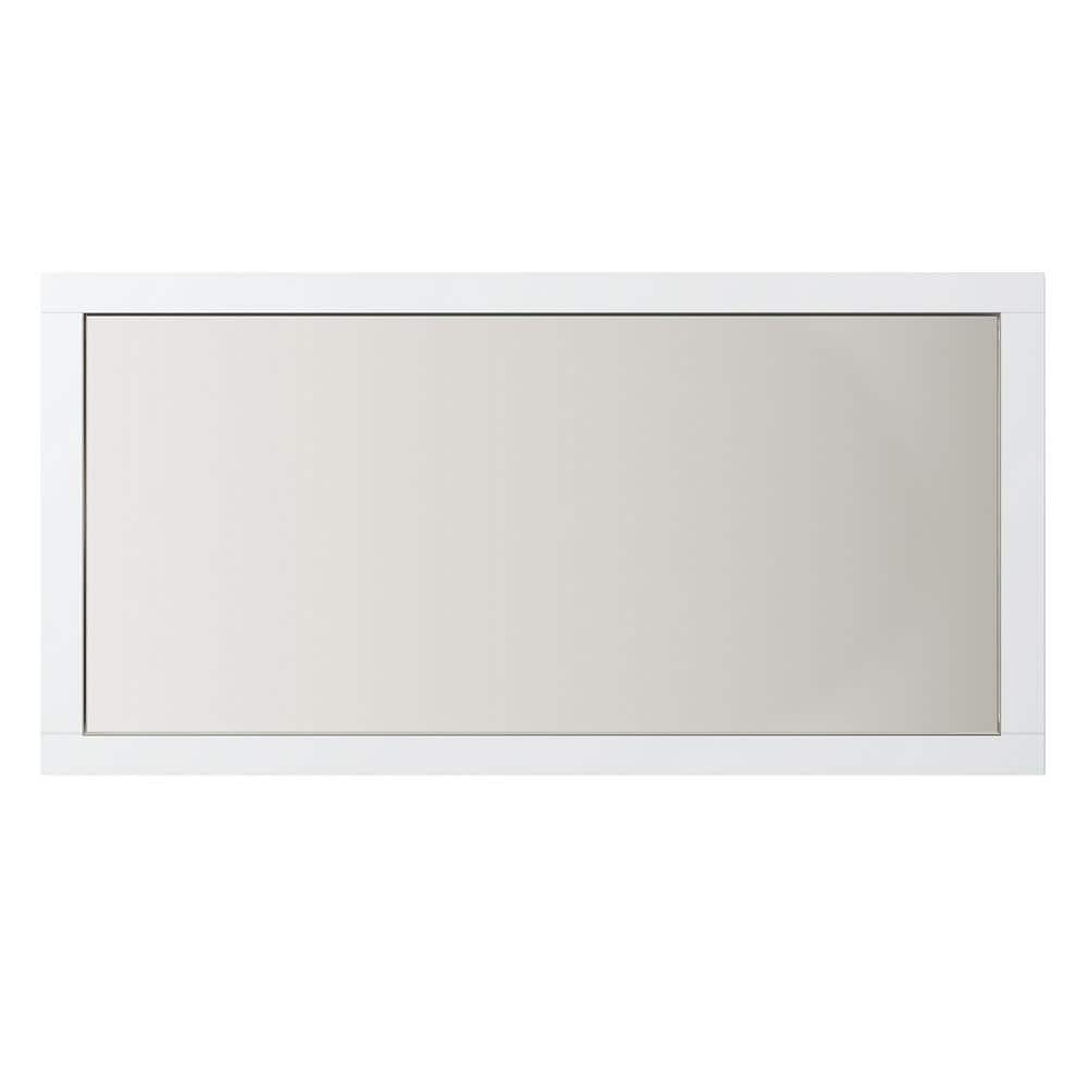 Aberdeen Brushed Wood 60" Rectangular Bathroom Vanity Mirror