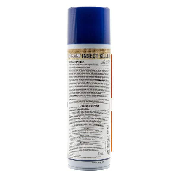 Avenger | Insect Killer Aerosol Spray - 12 oz. Aerosol | Pest Control Solution (FOR Indoors / Outdoors) | ARBICO Organics