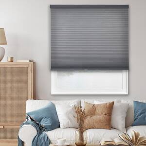 Cut-to-Size Morning Pebble Cordless Light Filtering Privacy Cellular Shades 18 x 84 in. L