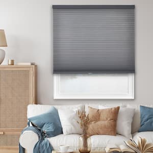 Cut-to-Size Morning Pebble Cordless Light Filtering Privacy Cellular Shades 35.5 x 84 in. L